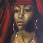 SADNESS · Acral auf Leinwand · Format: 70 x 50 cm · Tiefe: 15 mm