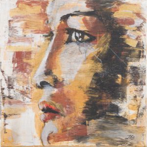 CRYING 01 · Acryl auf Leinwand · Format: 80 x 80 cm · Tiefe: 17 mm