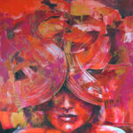 GEDANKENKREISE · Format: 80 x 80 cm · Tiefe: 15 mm