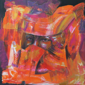 GEHEIME GEDANKEN · Format: 80 x 80 cm · Tiefe: 15 mm